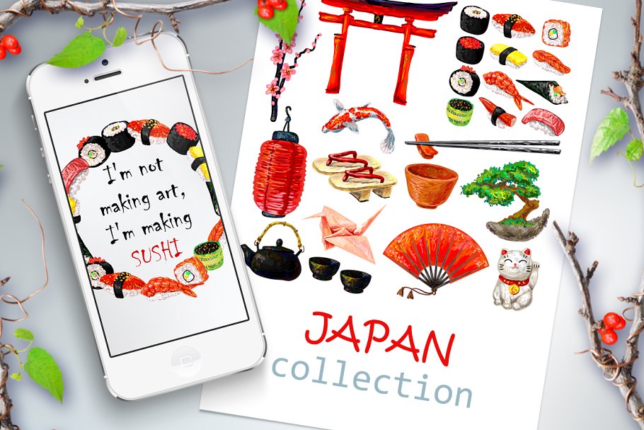 Cover image of Japan collection.