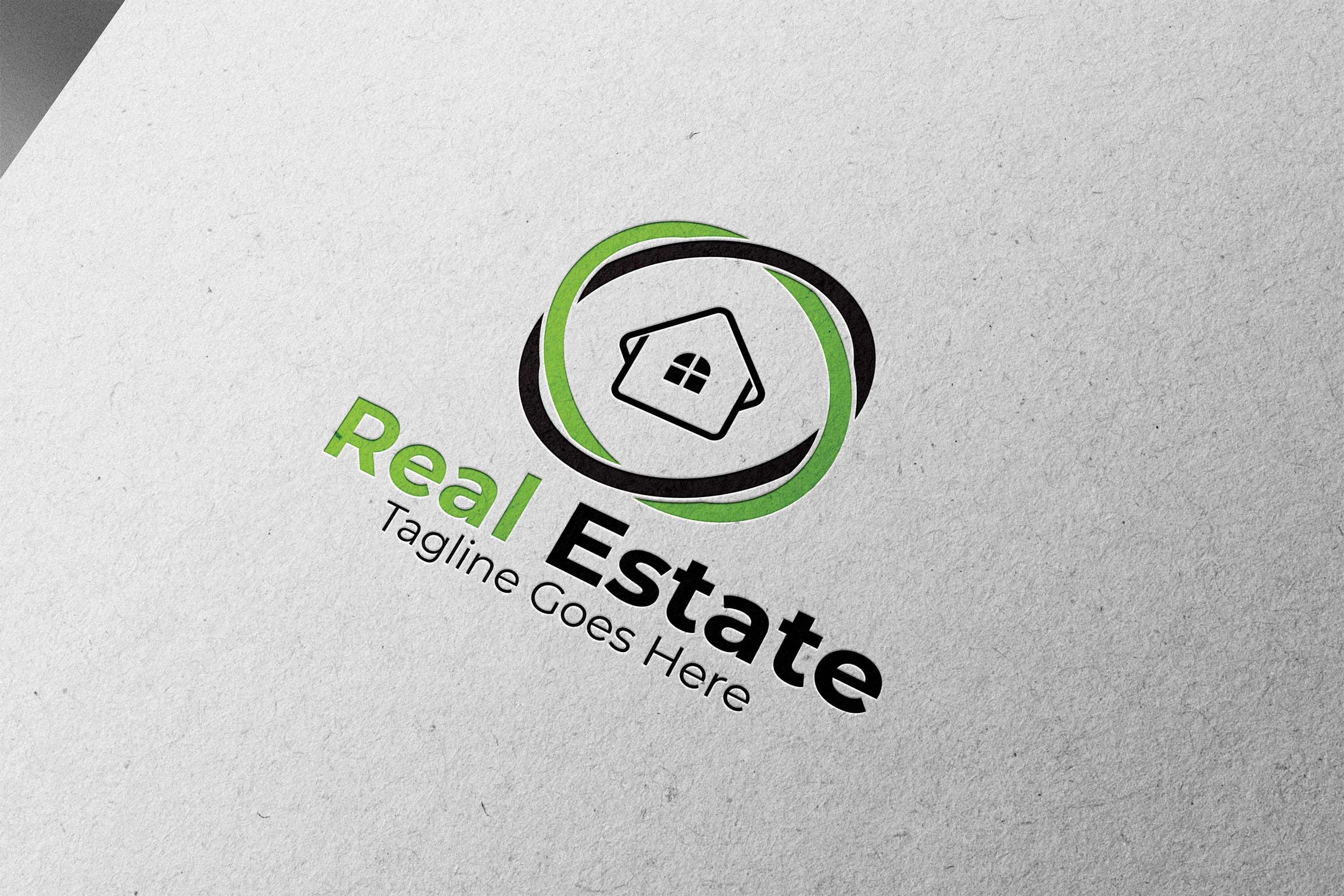Logo Real Estate Green Pack preview image.