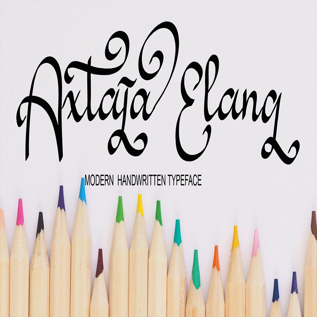 Axtaja Elang Font main cover.