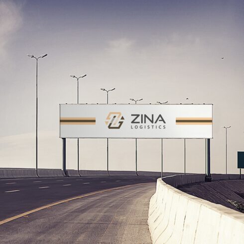 Image of a billboard with a great transport company logo.