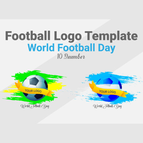Football Logo Template cover image.