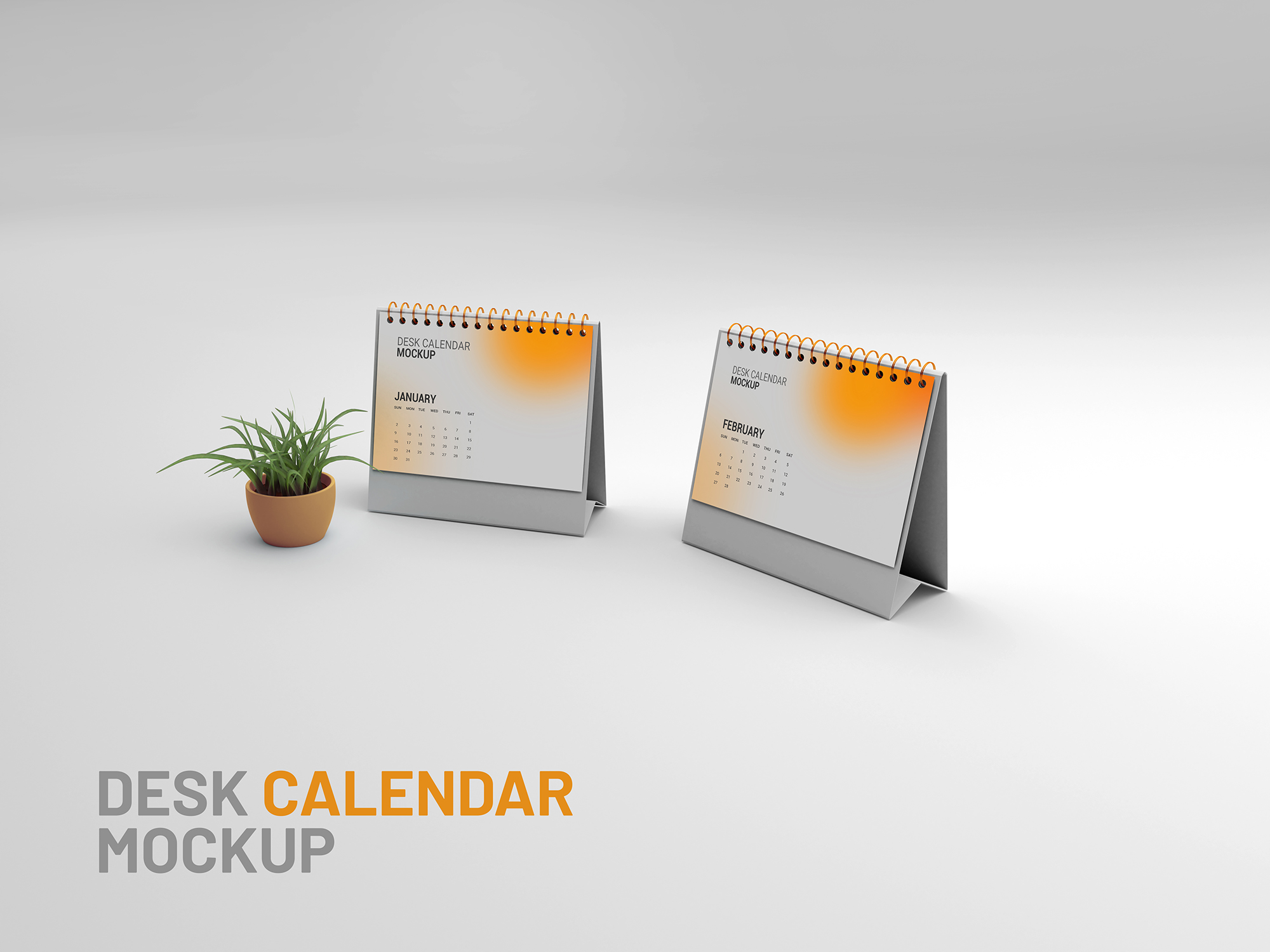 7 Desk Calendar PSD Mockup facebook image.