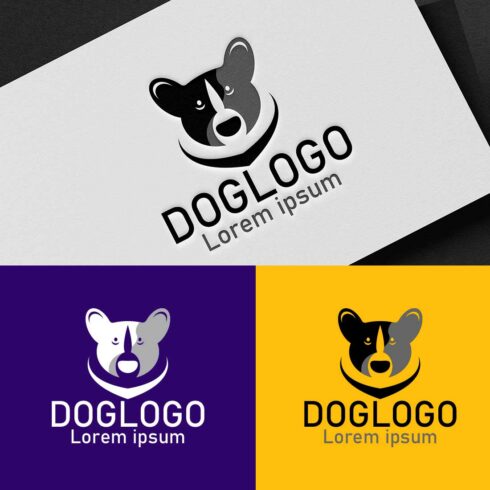 Modern Dog Logo Design cover image.