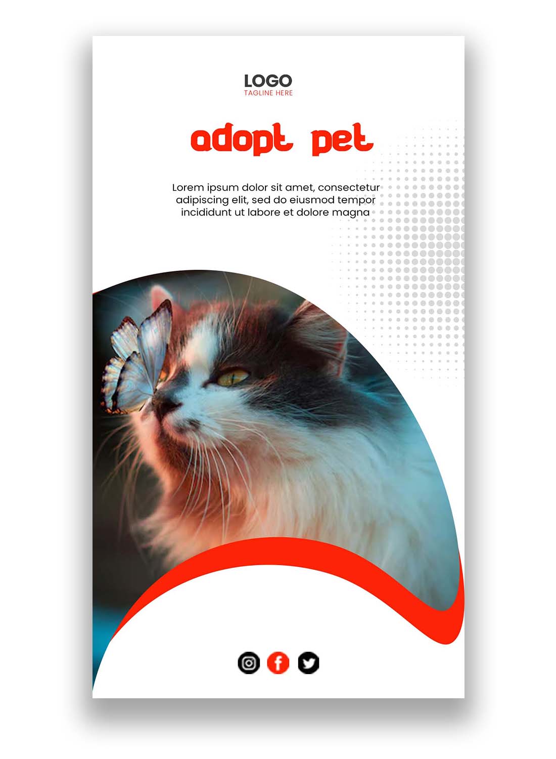 Instagram Pet Posts and Stories Templates pinterest image.