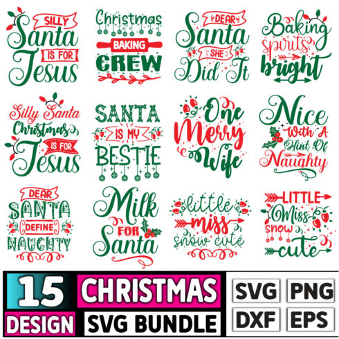 Christmas Quotes SVG Design cover image.