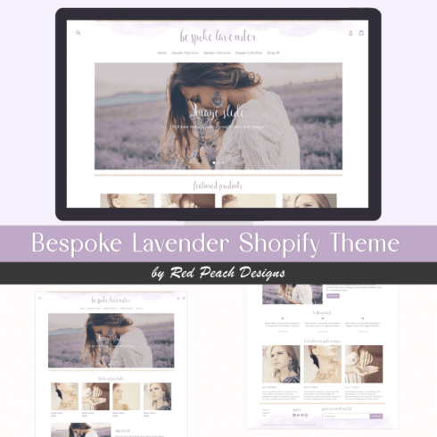 Bespoke Lavender Shopify Theme - main image preview.