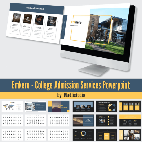 Emkero College Admission Services Powerpoint - main image preview.