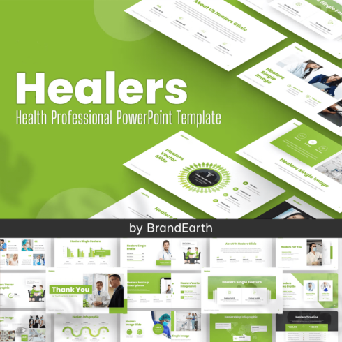 Healer Health Professional PowerPoint Template.