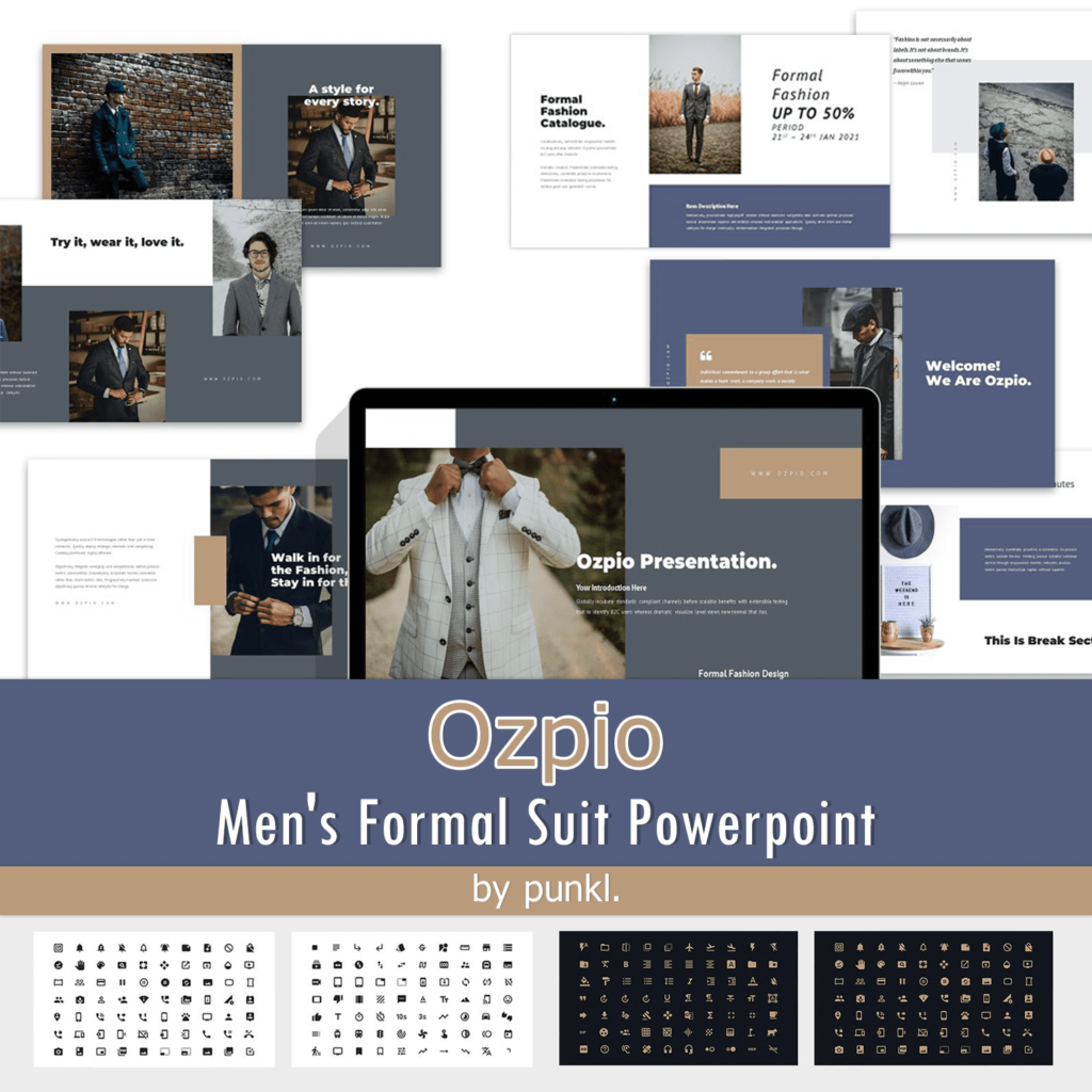 Umkea: Minimal Building Powerpoint – MasterBundles