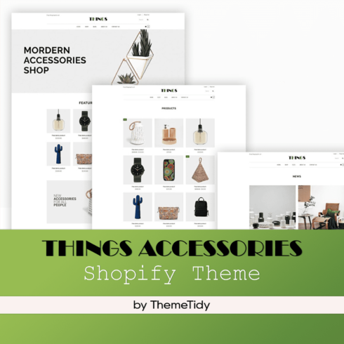 Things Accessories Shopify Theme - main image preview.
