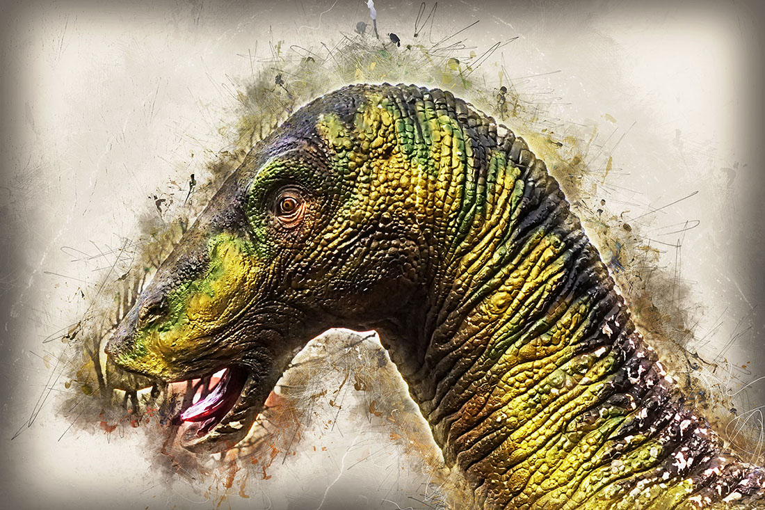 12 Ready-to-Print HQ Graphics of Dinosaur with Rustic Style for cards design.