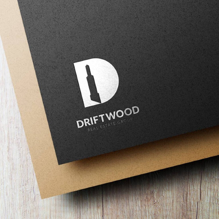 Driftwood Real Estate Logo Template MasterBundles