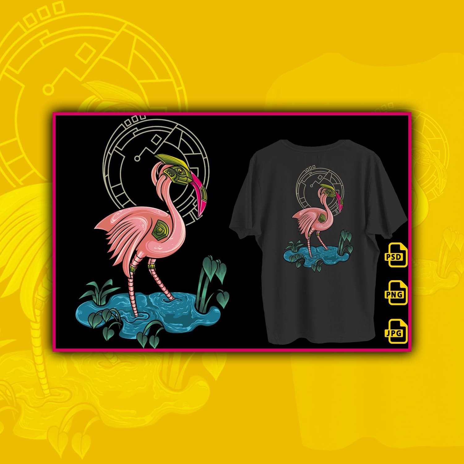Flamingo Mecha Robot - main image preview.