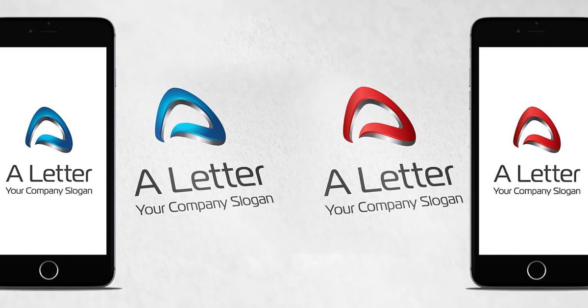 Letter A Logo Vector Icon - Facebook.