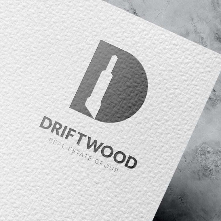 Driftwood Real Estate Logo Template MasterBundles
