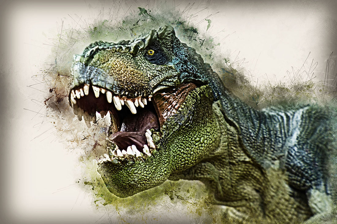 12 Ready-to-Print HQ Graphics of Dinosaur with Rustic Style for posters.