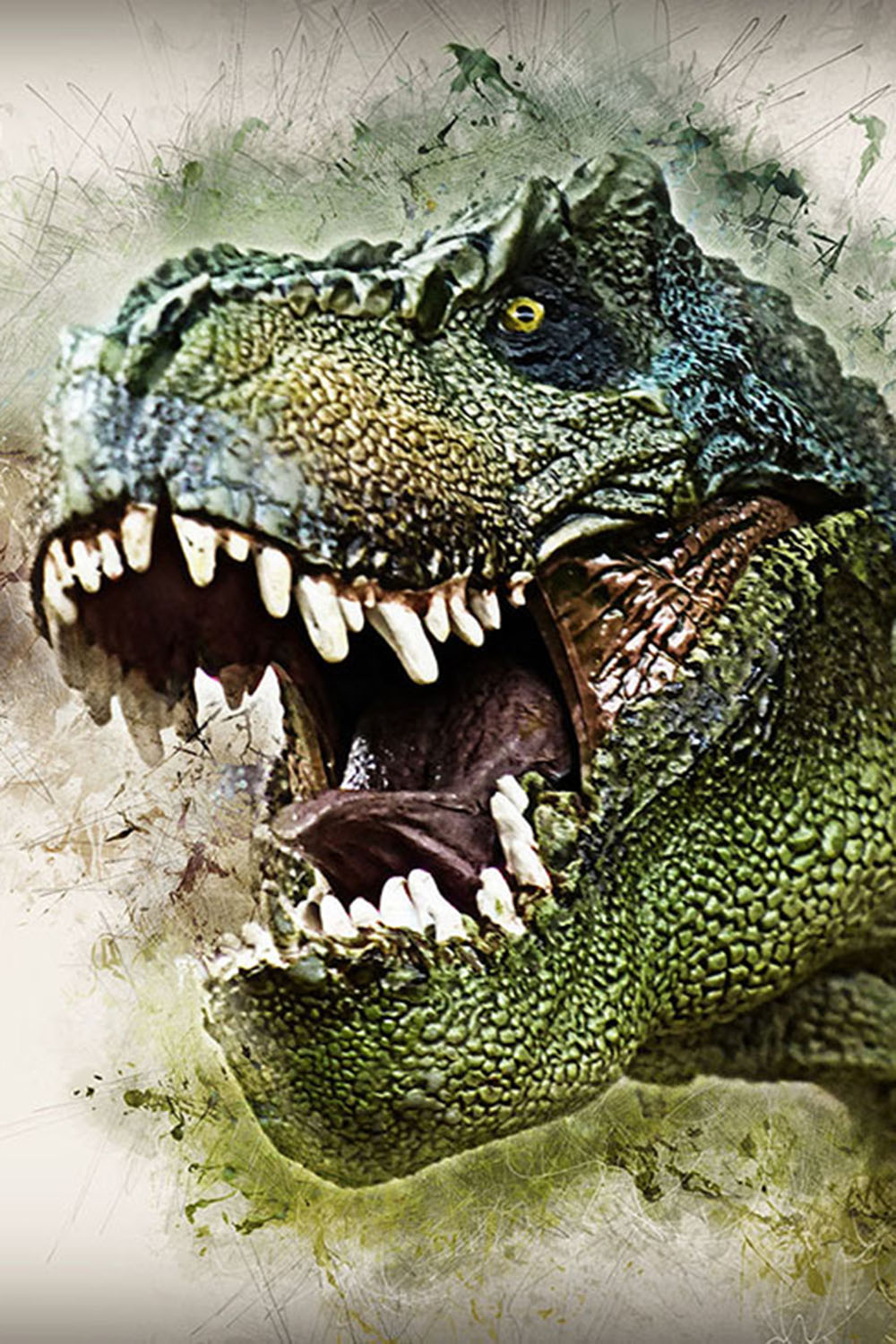 12 Ready-to-Print HQ Graphics of Dinosaur with Rustic Style pinterest image.