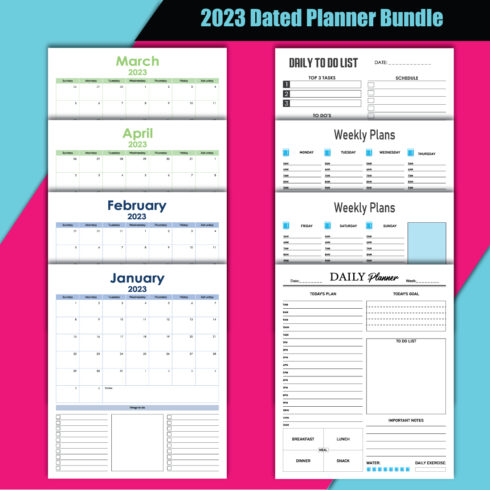 2023 Dated Planner Bundle cover image.