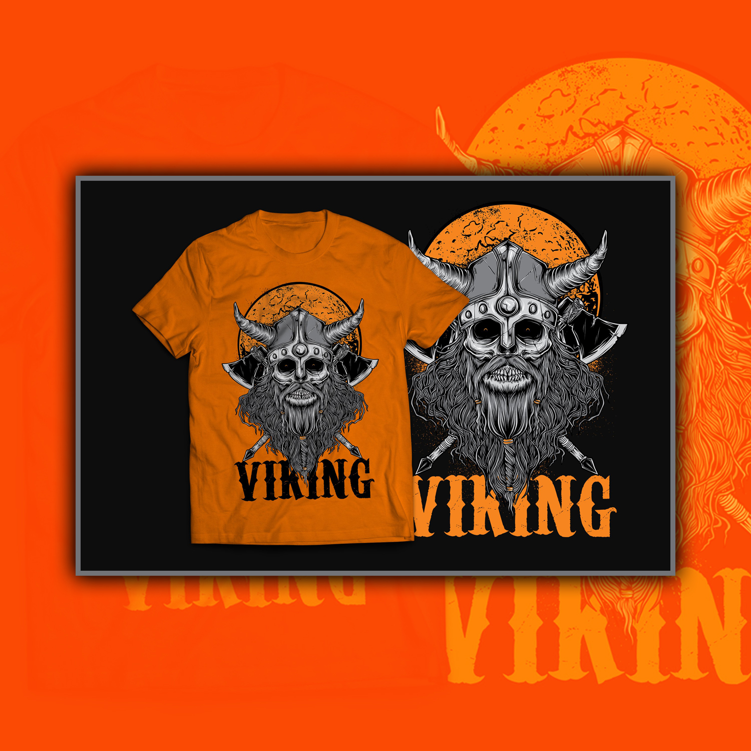 Viking T-Shirt Design cover.