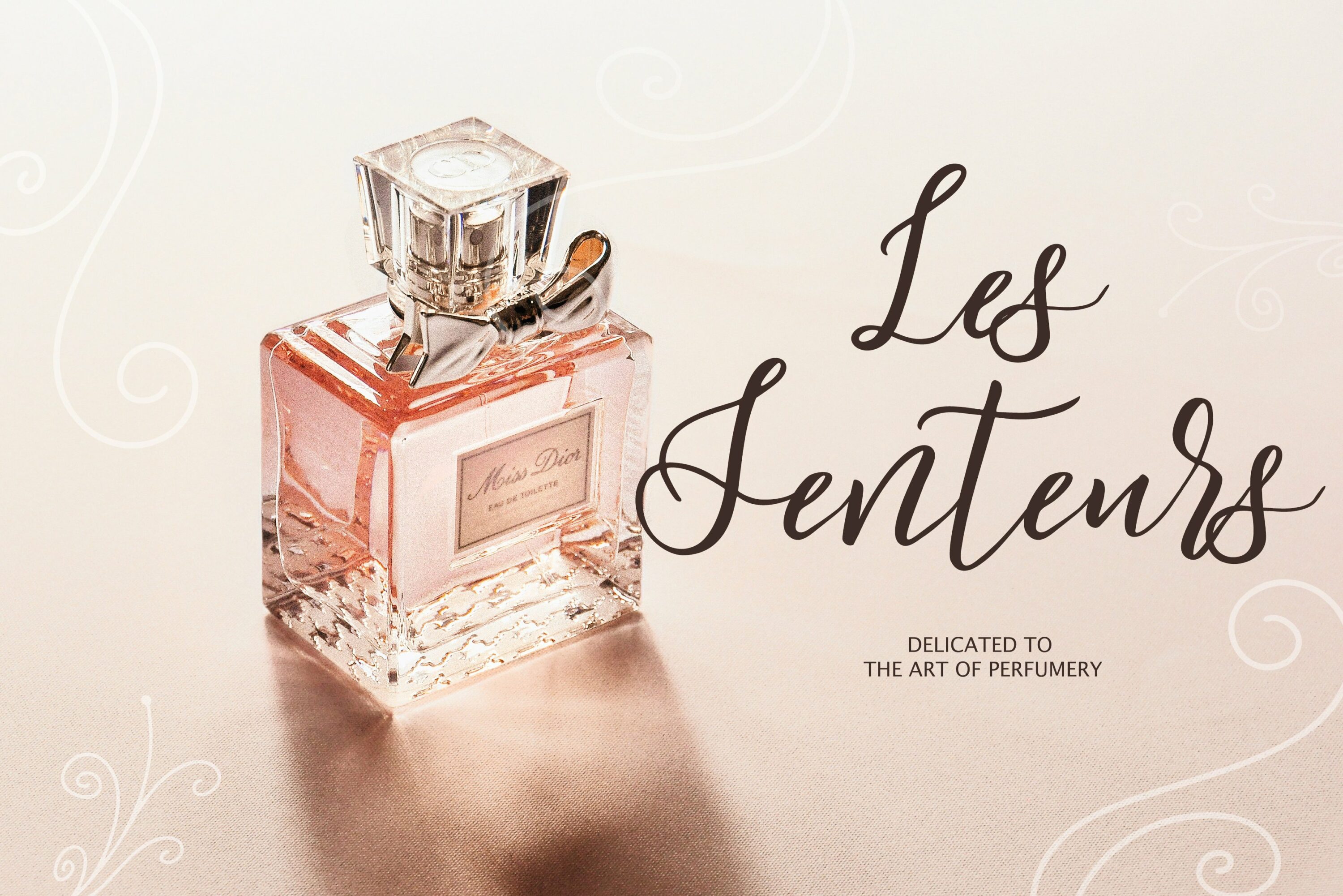 Sensitive illustration with the parfume.