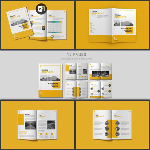 12-Page eBook / Brochure Template.