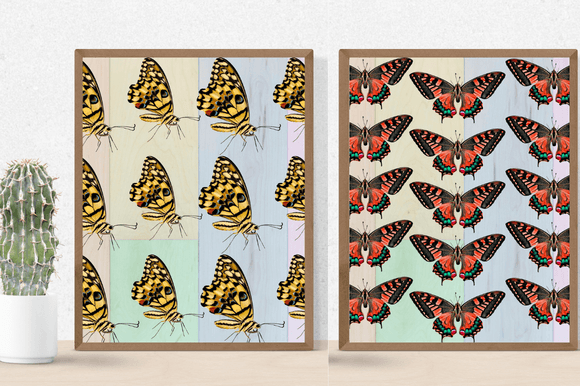 Two interesting posters with the butterflies.