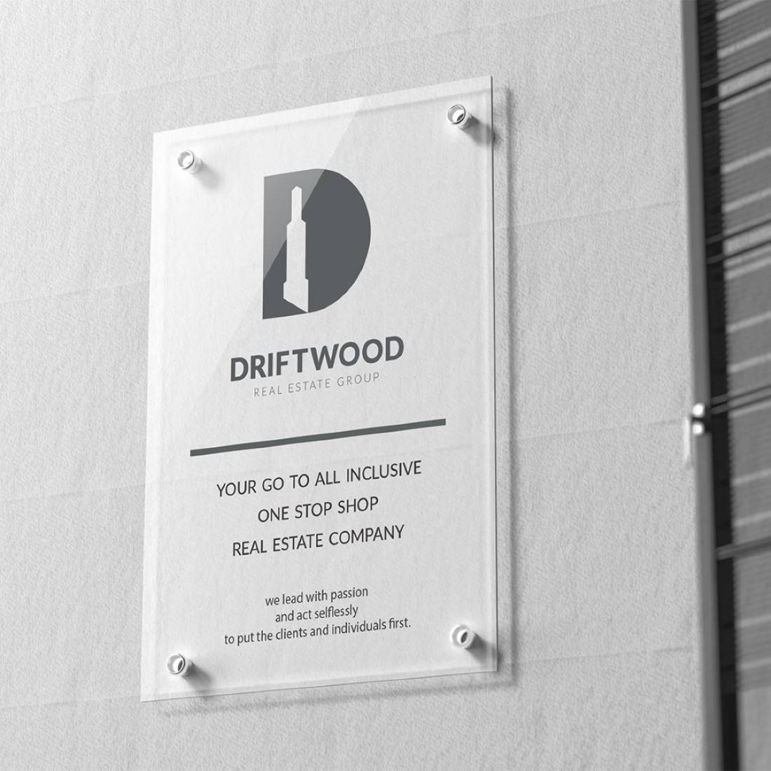 Logo Real Estate Driftwood Design preview image.