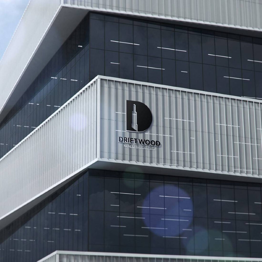 Driftwood Real Estate Logo Template MasterBundles