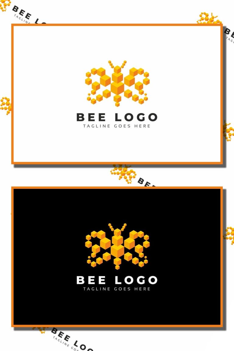Bee 3D Logo – MasterBundles