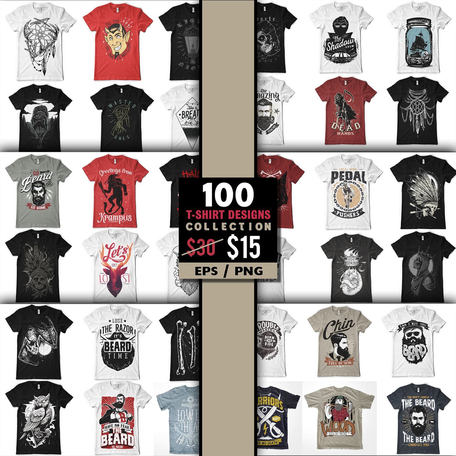 100 T-shirt Designs cover.