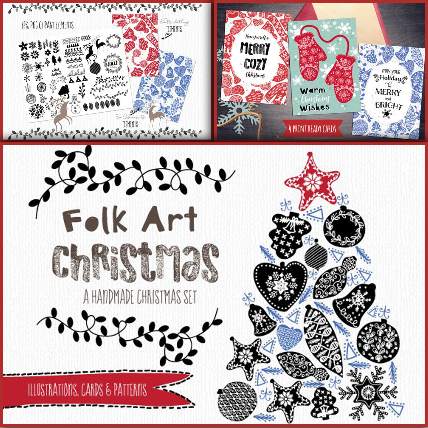 Folk Art Christmas Cover.