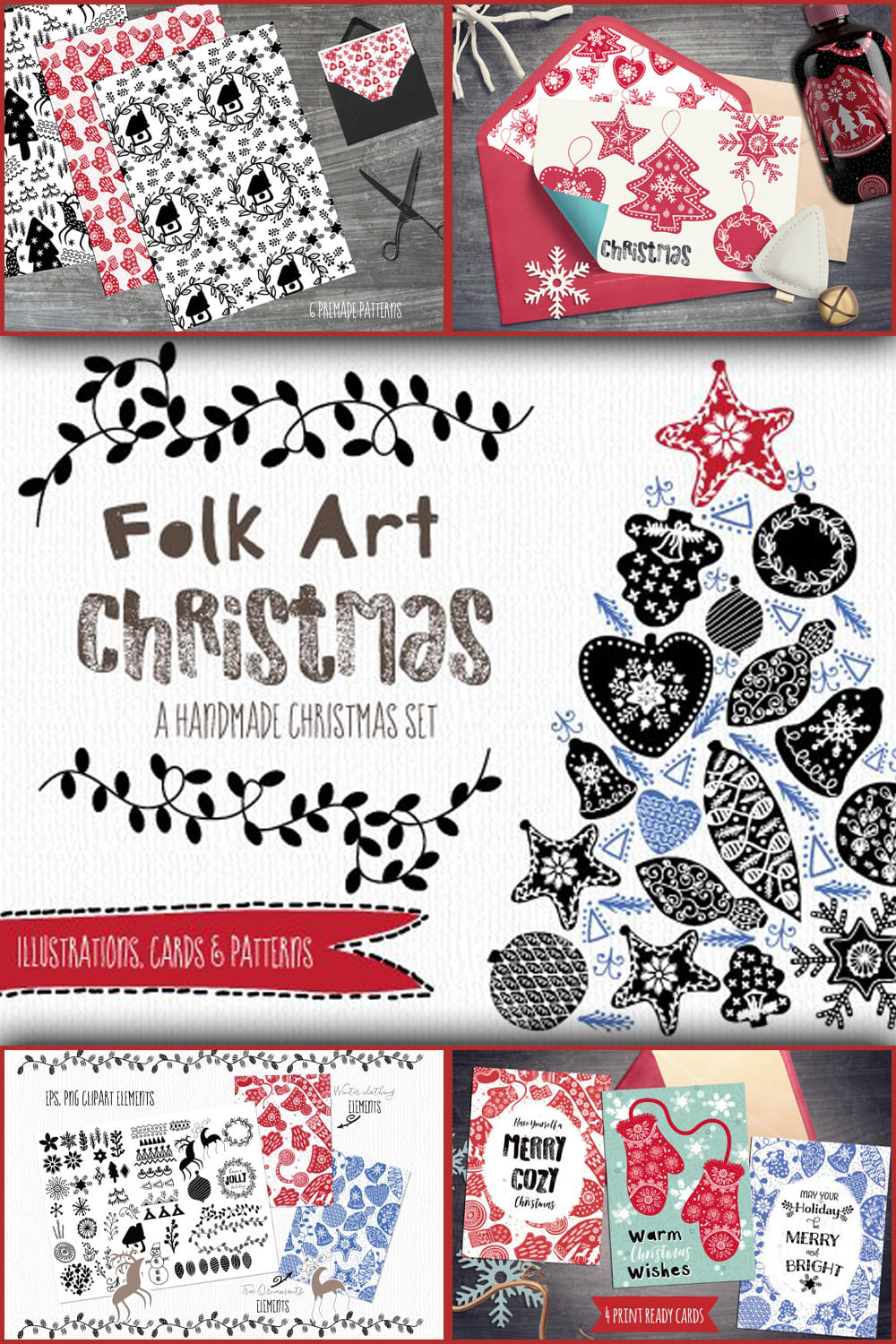 Folk Art Christmas - Pinterest.