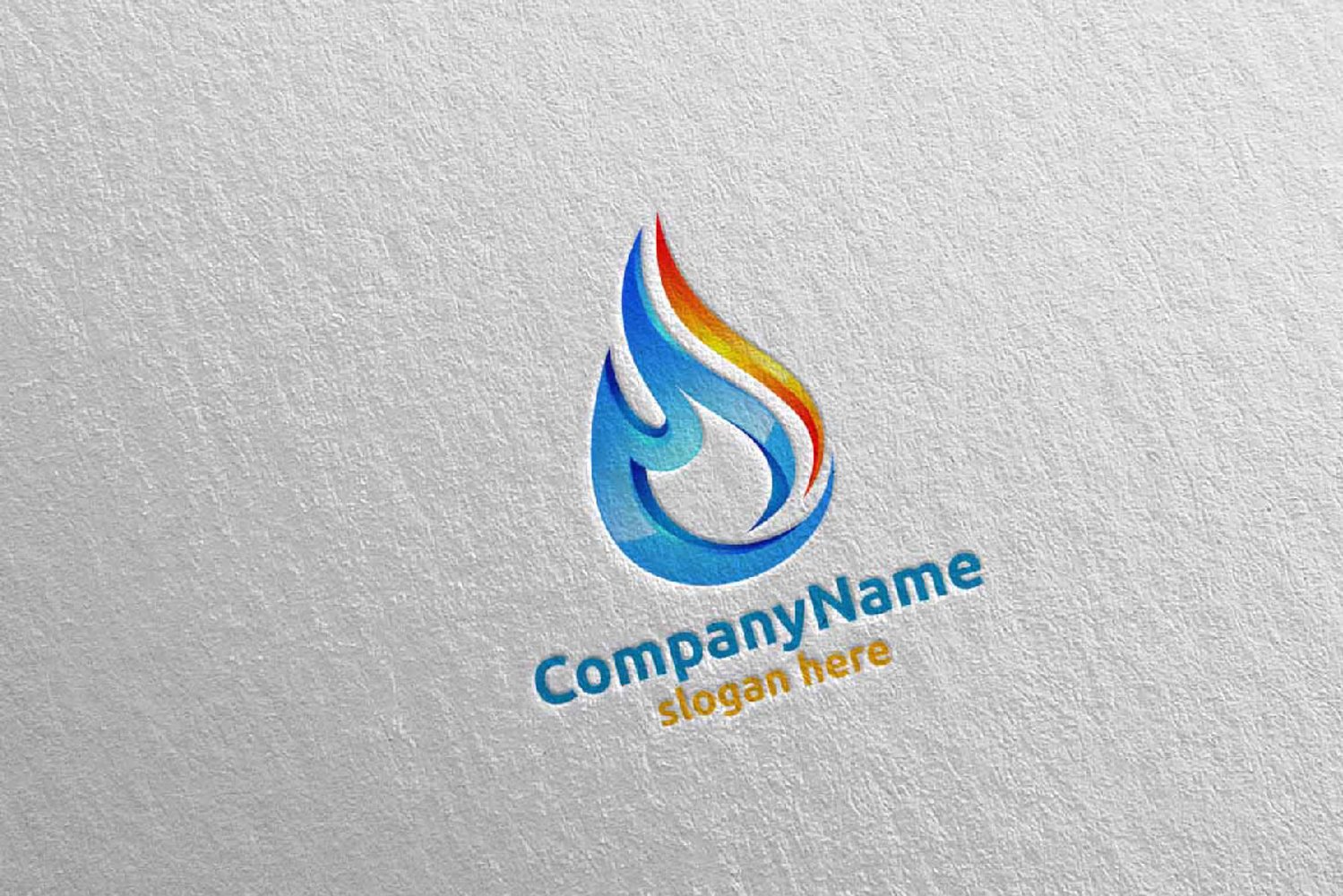 Cover image of 3D Fire Flame Element Logo Design.
