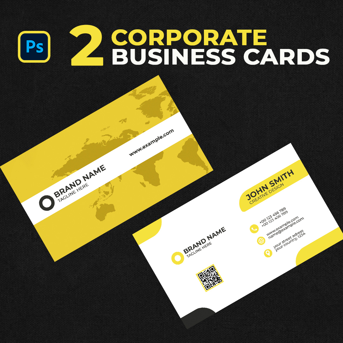 Print Ready Creative Business Card cover image.