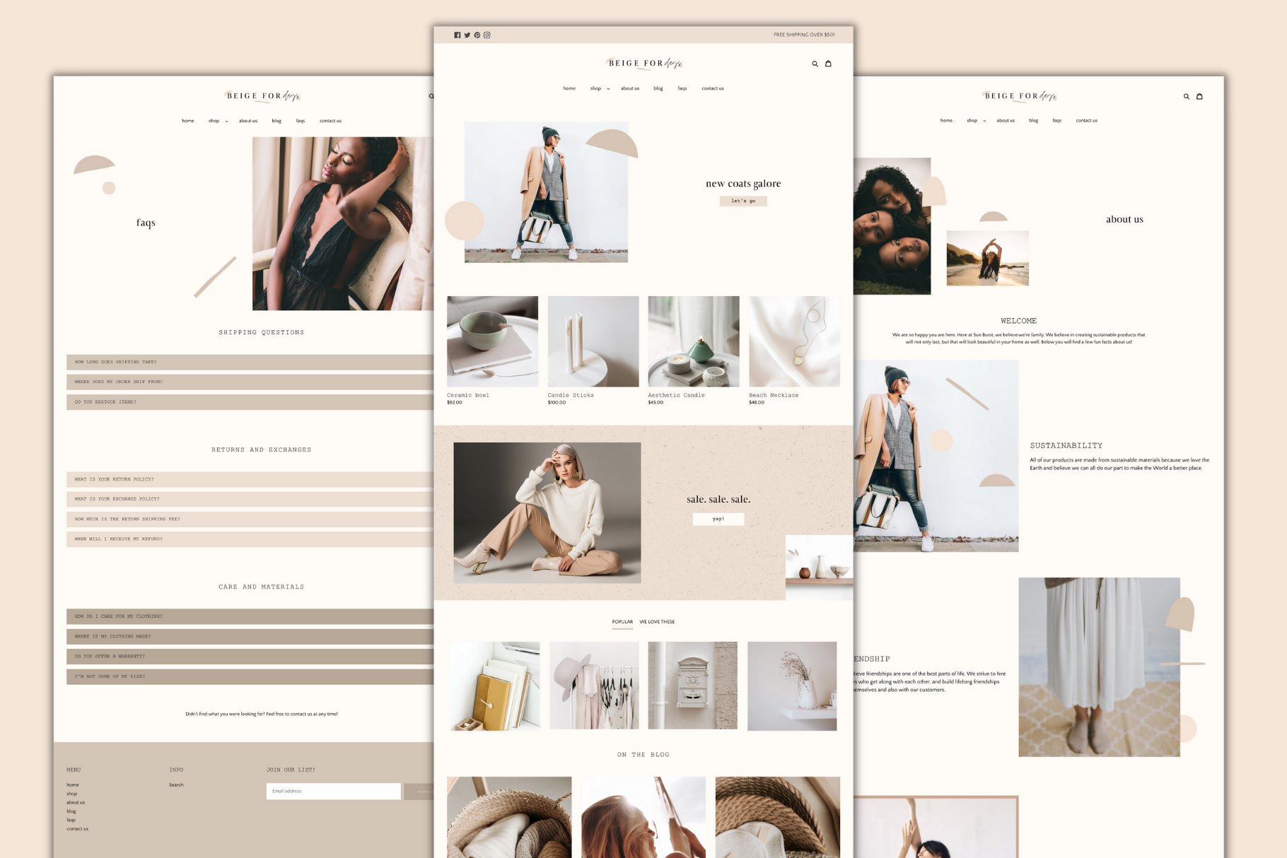 Creative and stylish template with lots of slides.