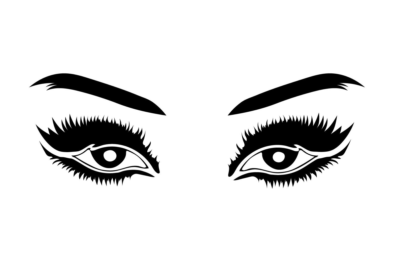 Woman Eyes Svg Design - MasterBundles