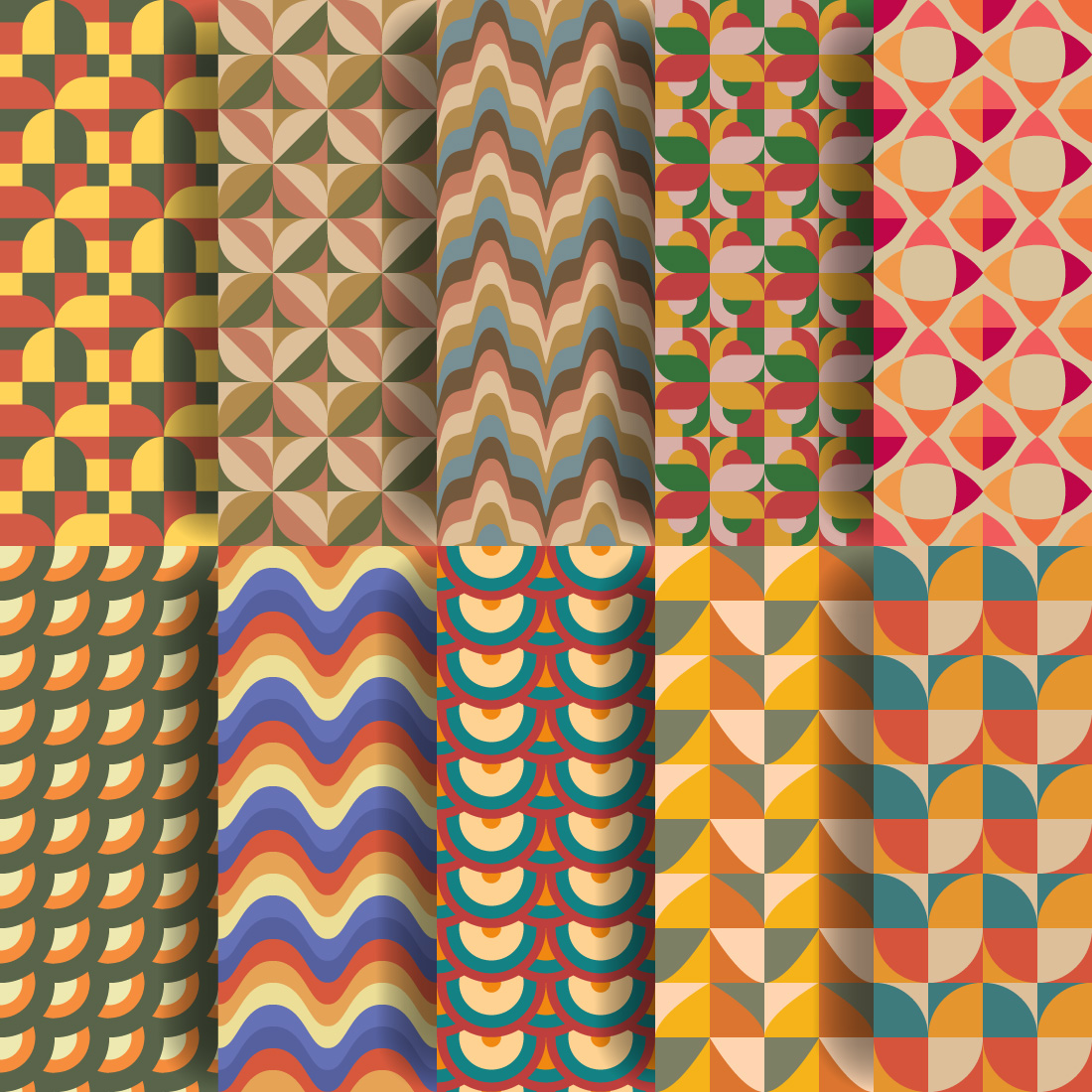 Vintage Geometric Patterns cover image.
