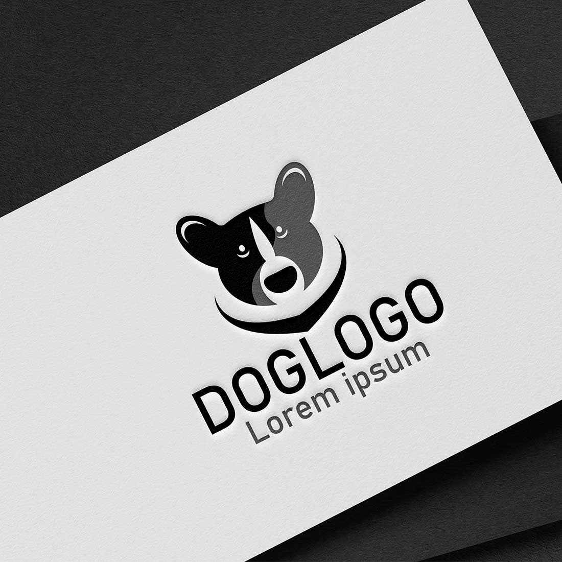 Modern Dog Logo Graphics Design cover image.