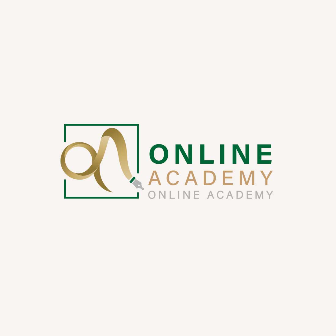 Image with the name of the online academy.