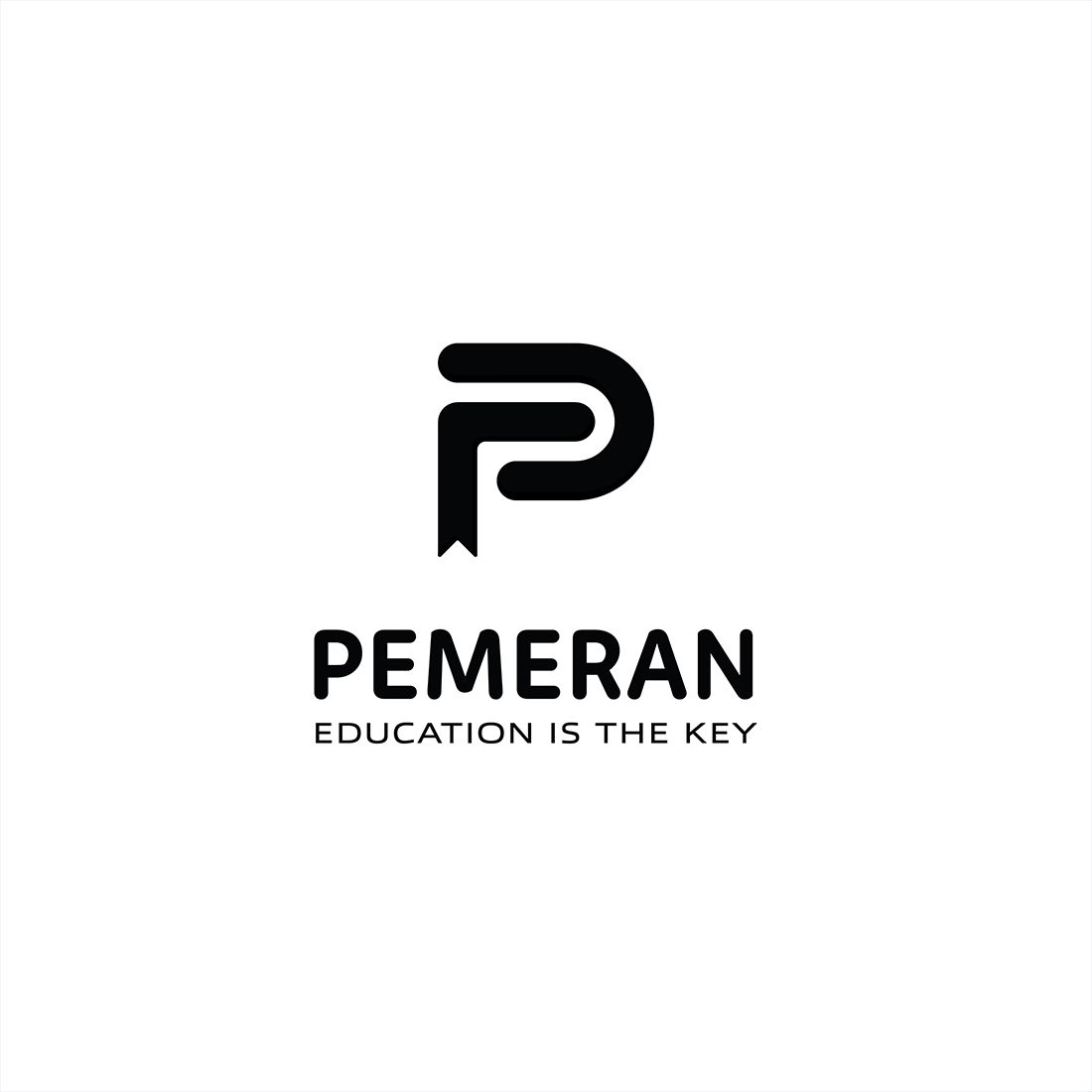 Pemeran Logo Design Black Template preview image.