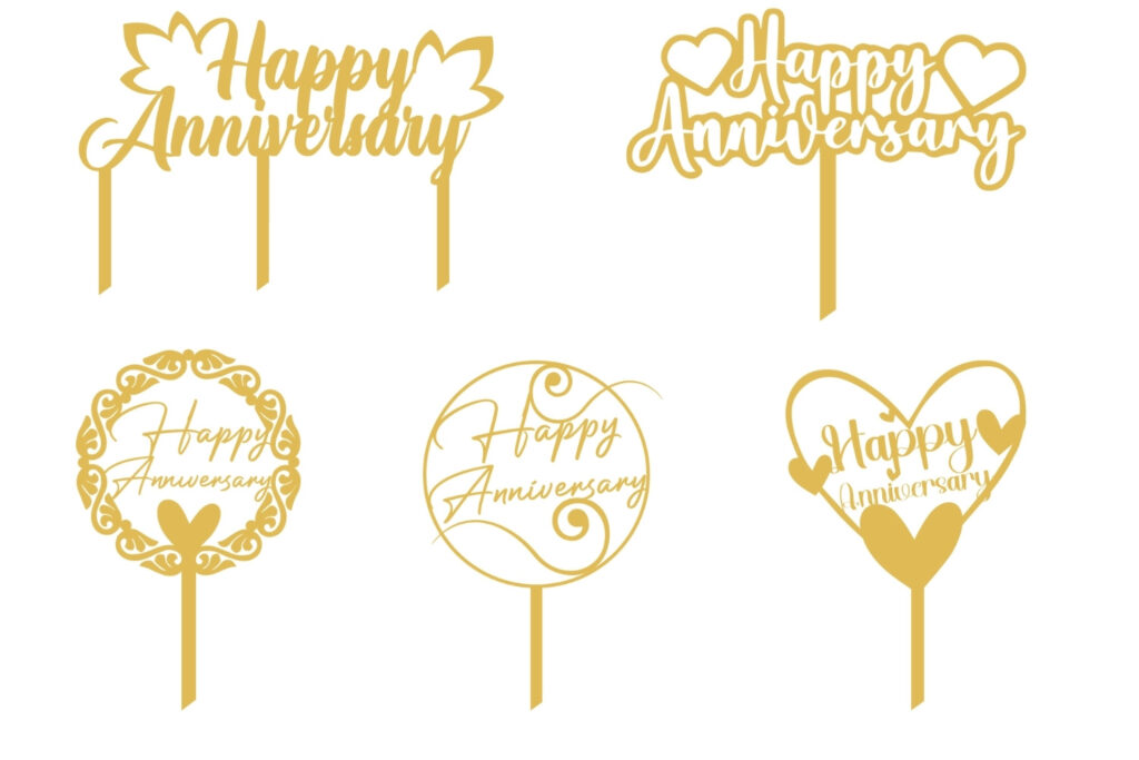 Cake Topper Clipart Set MasterBundles