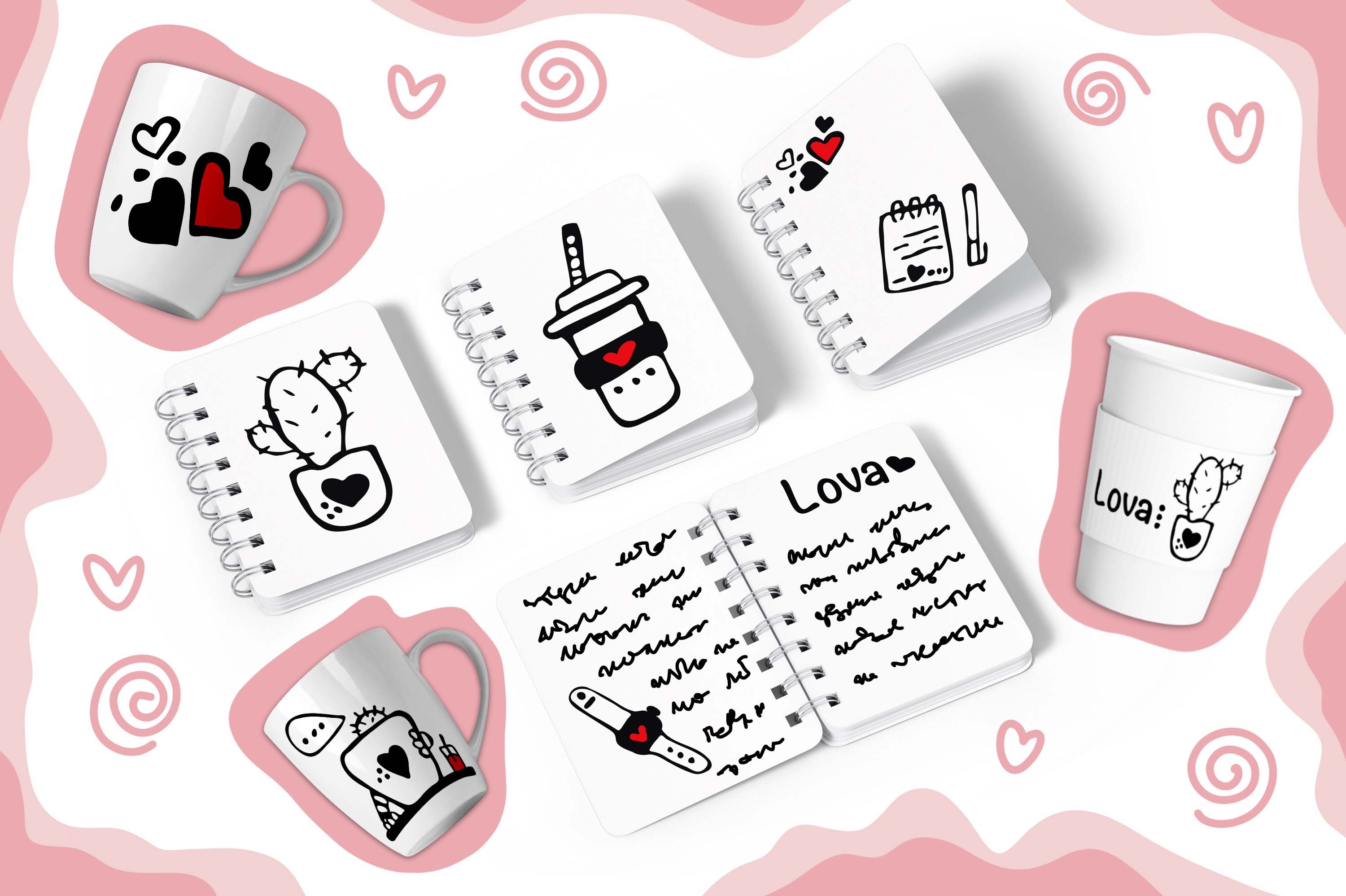 Love in Everyday Life Stickers Clipart facebook image.