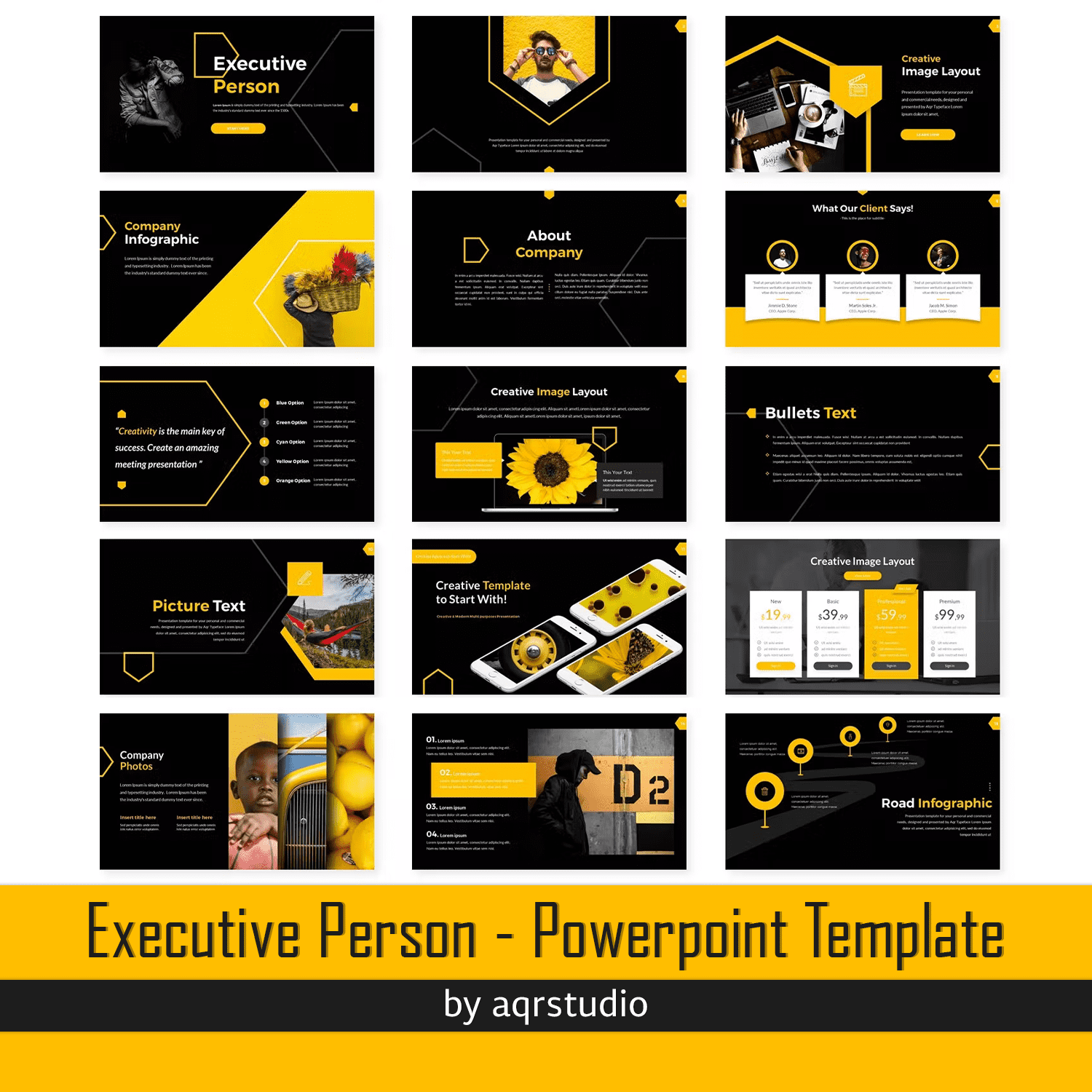 Executive - Powerpoint Template Cover.