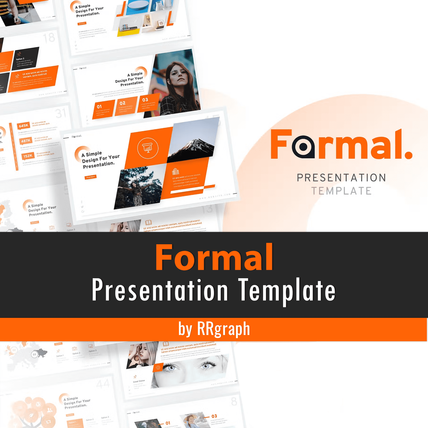 Template For Formal Presentations Cover.