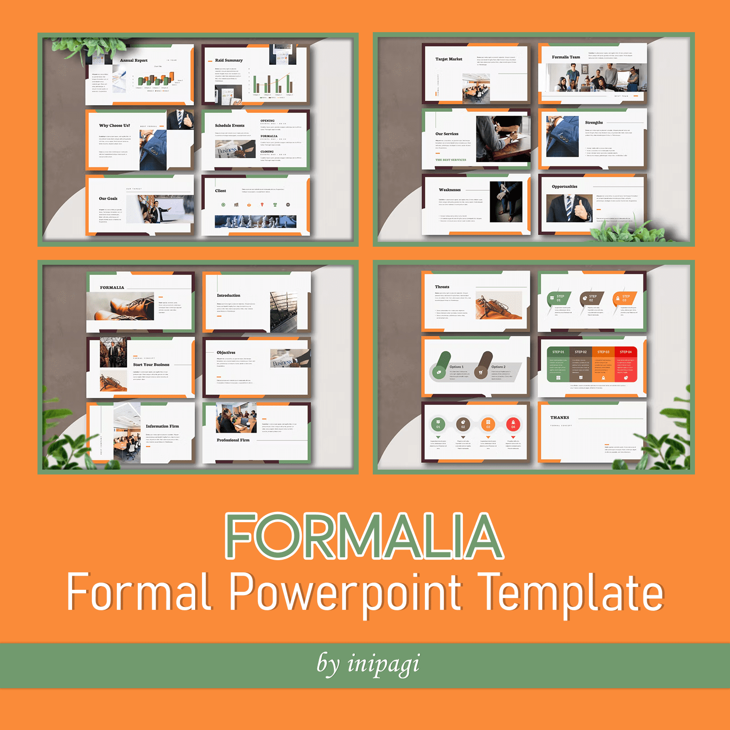 Formalia - Formal Powerpoint Template Cover.