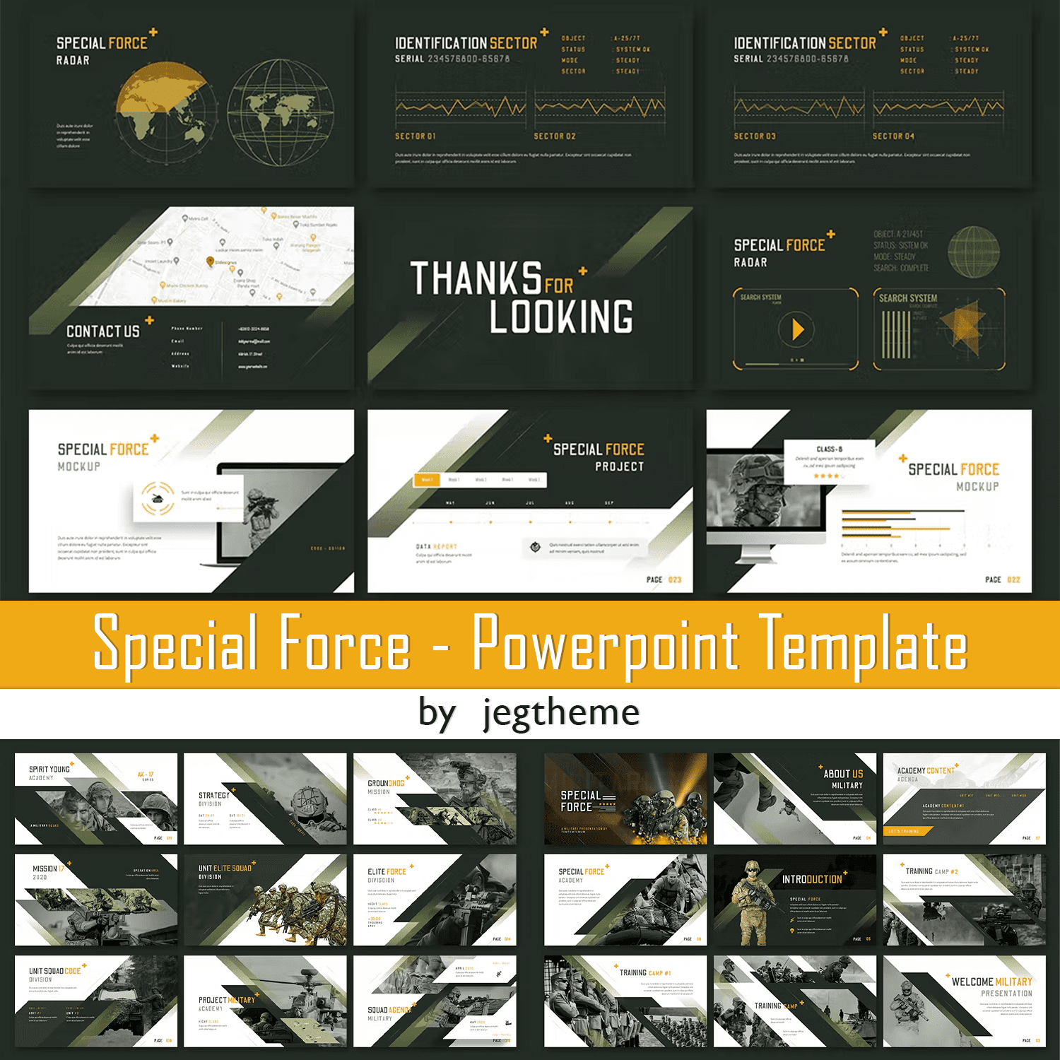 Special Force - Powerpoint Template Cover.