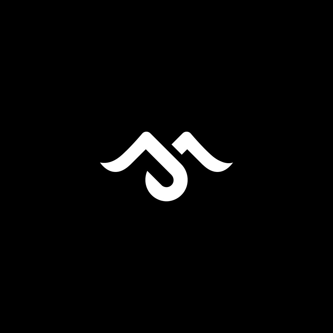 Premium Vector | Mj logo