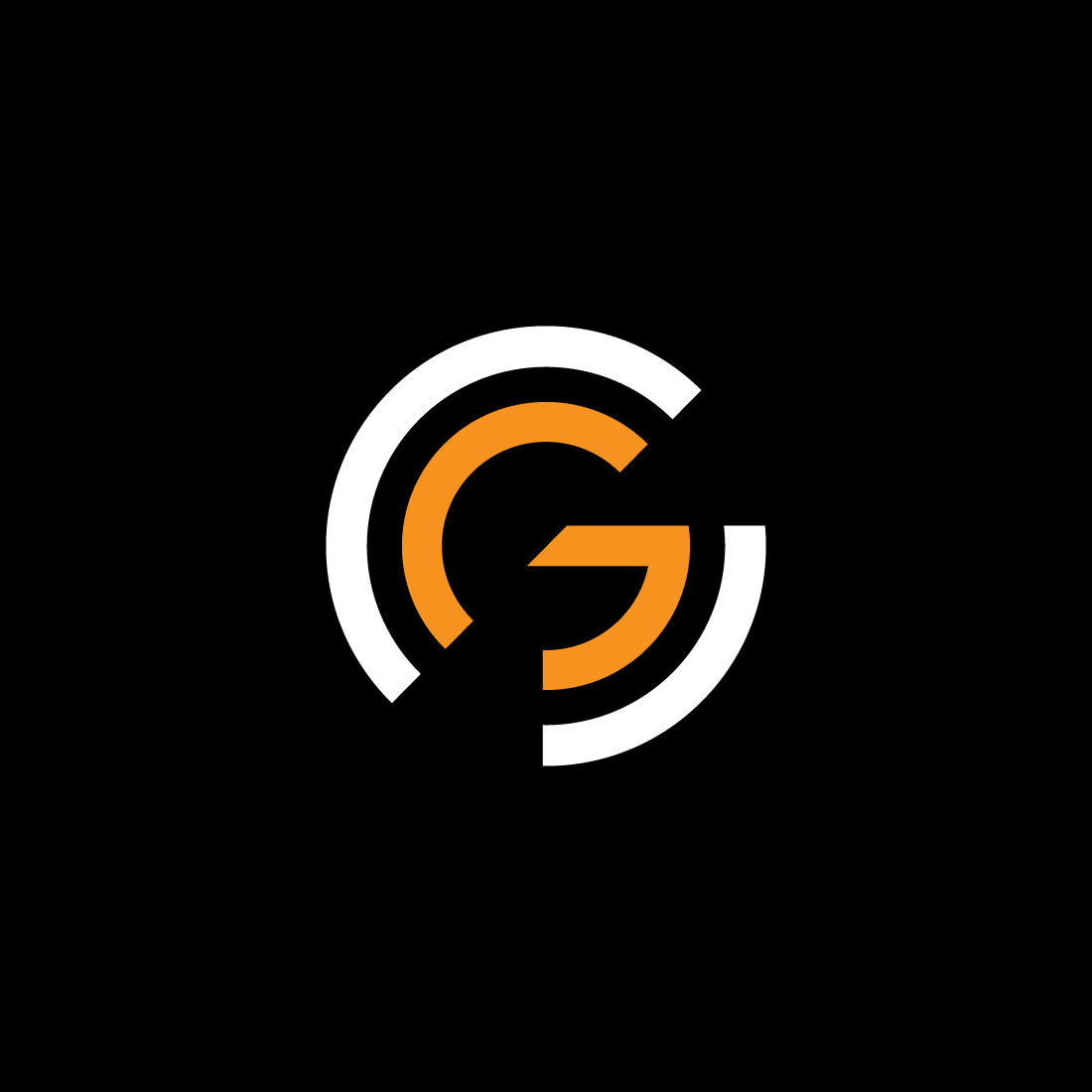 Simple G Logo Design Template cover image.