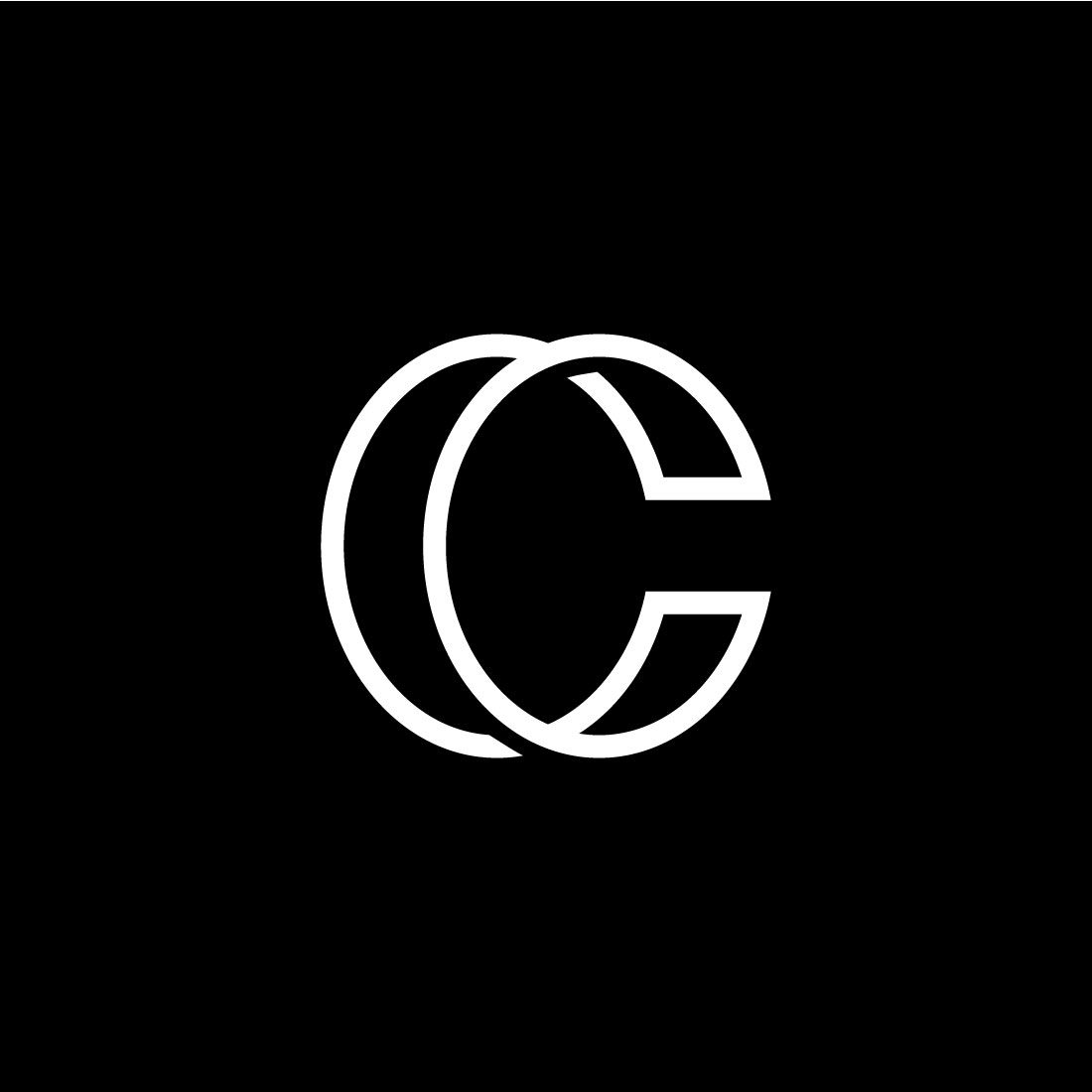Gold alphabet letter gc g c logo combination icon Vector Image