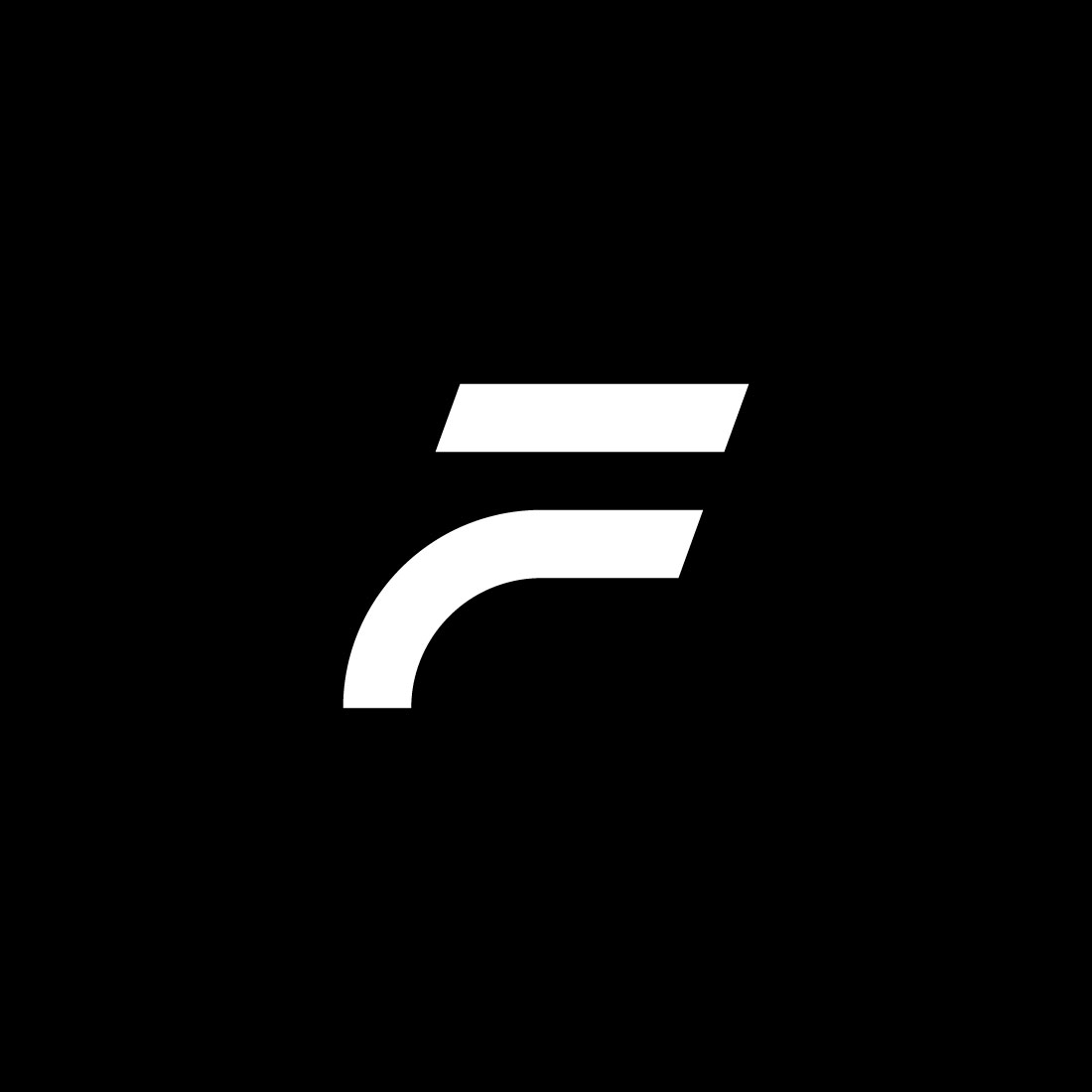 Simple F Letter Logo Design Graphics cover image.